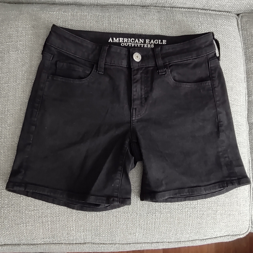 Lower price!*AEO Twill Black Shorts(4)